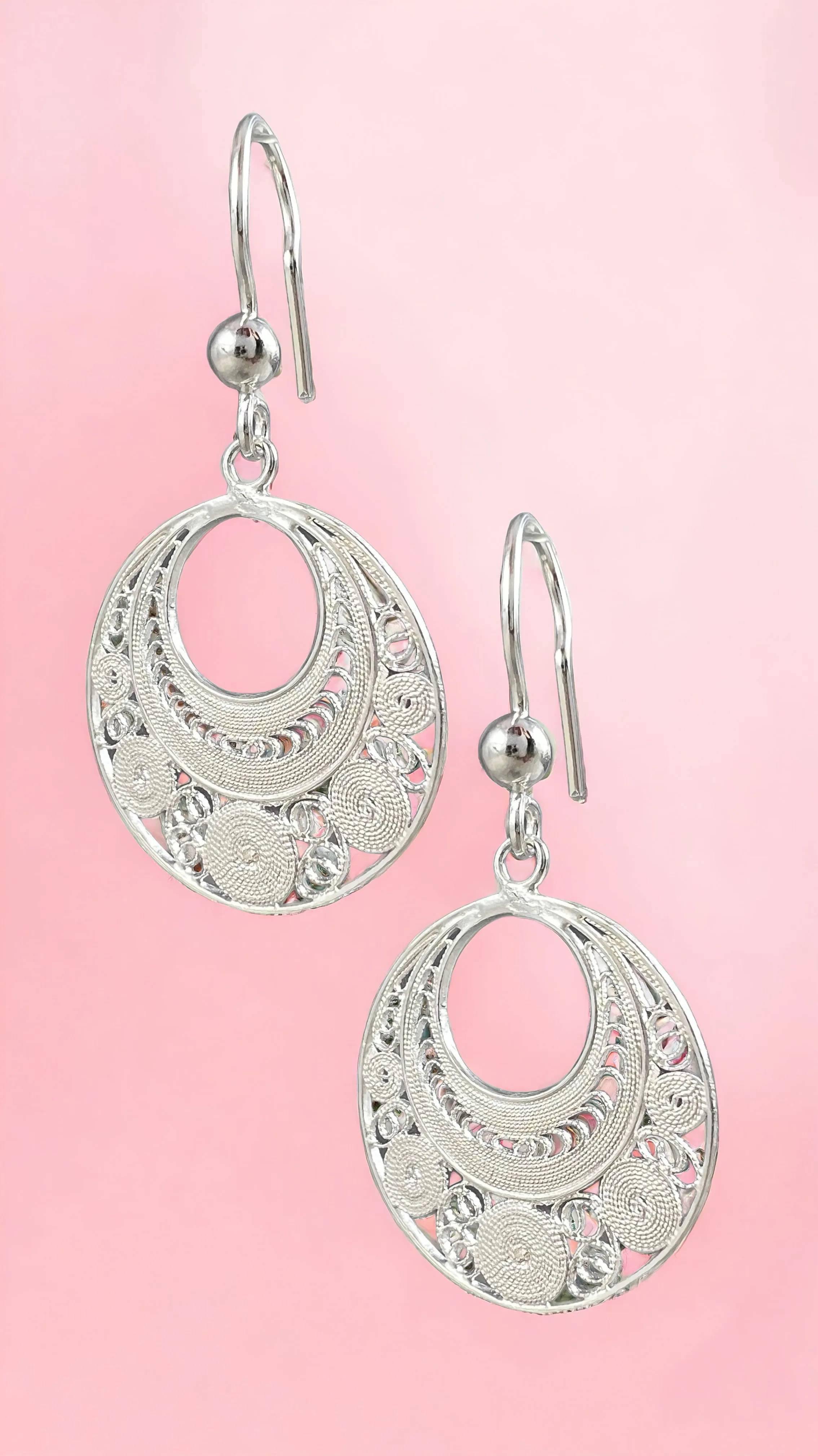 Filigree Circles Earrings