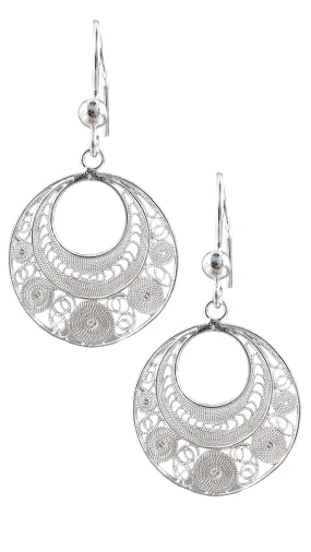 Filigree Circles Earrings