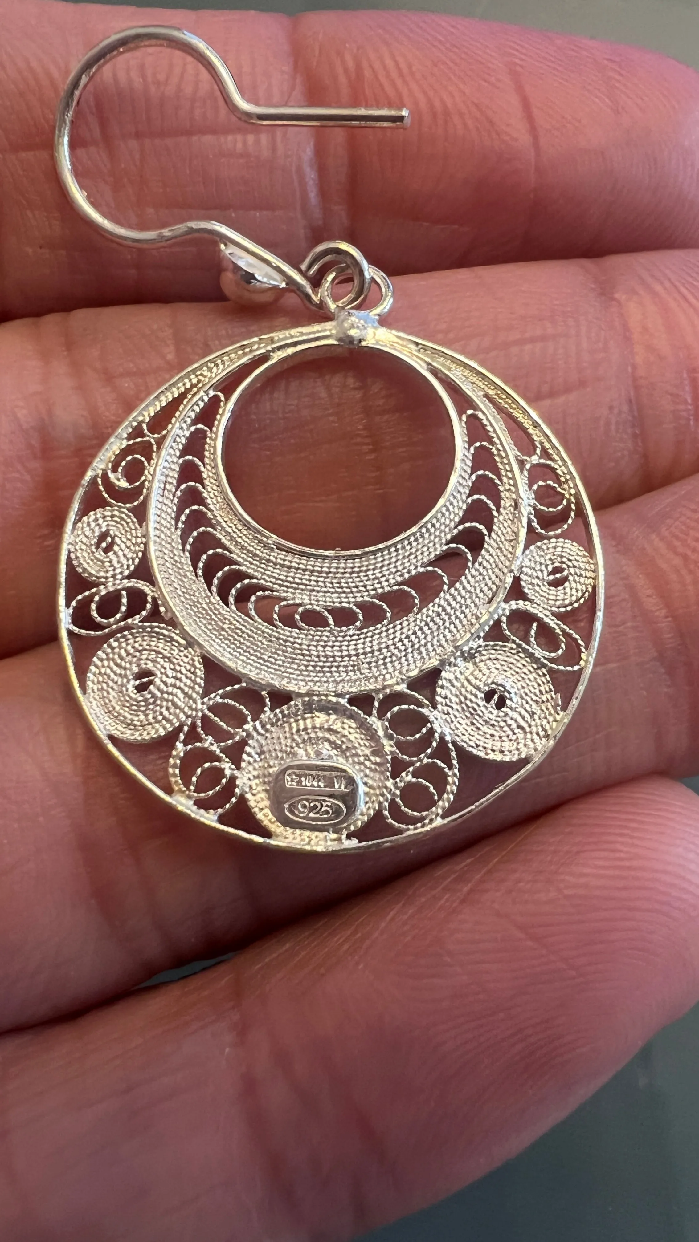 Filigree Circles Earrings