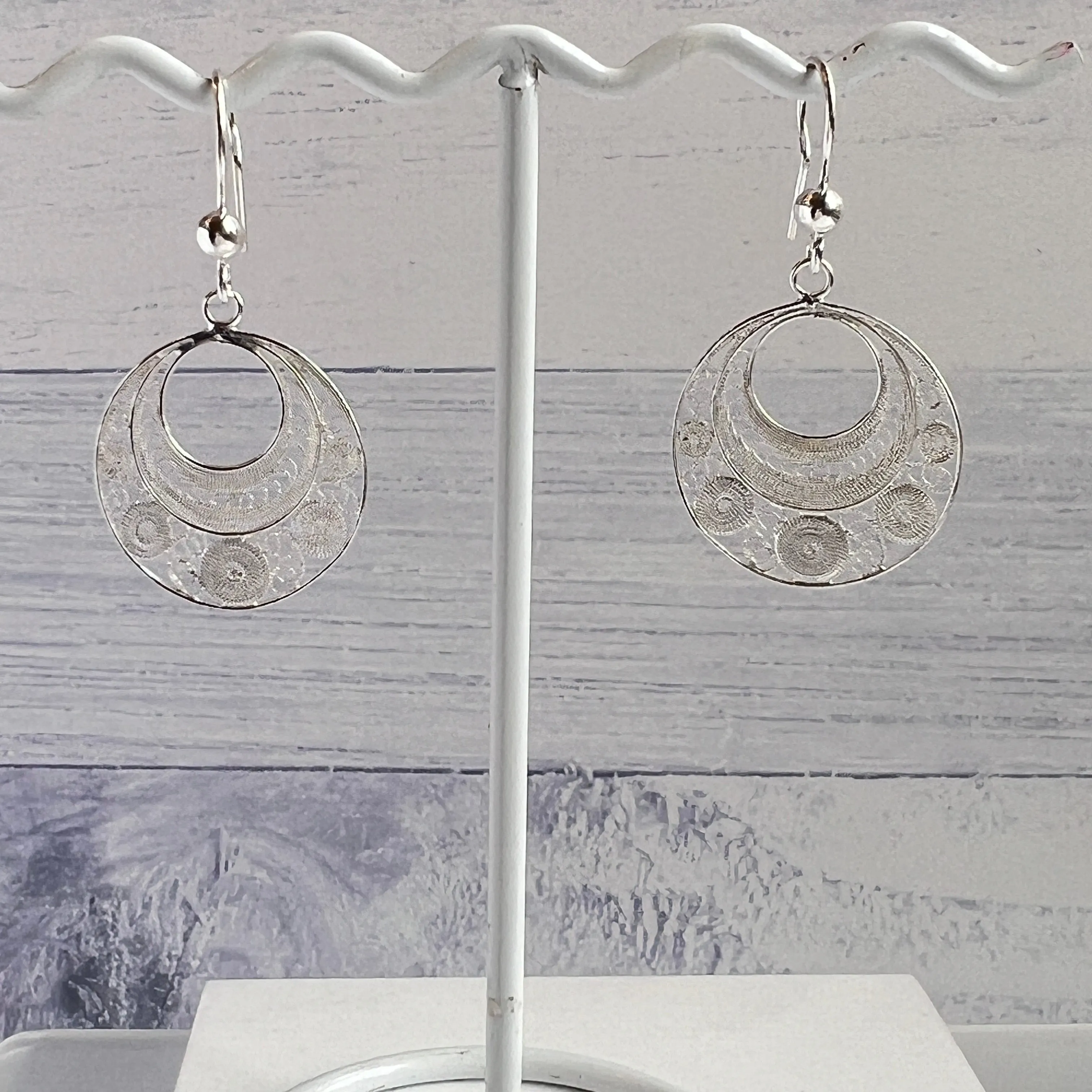 Filigree Circles Earrings