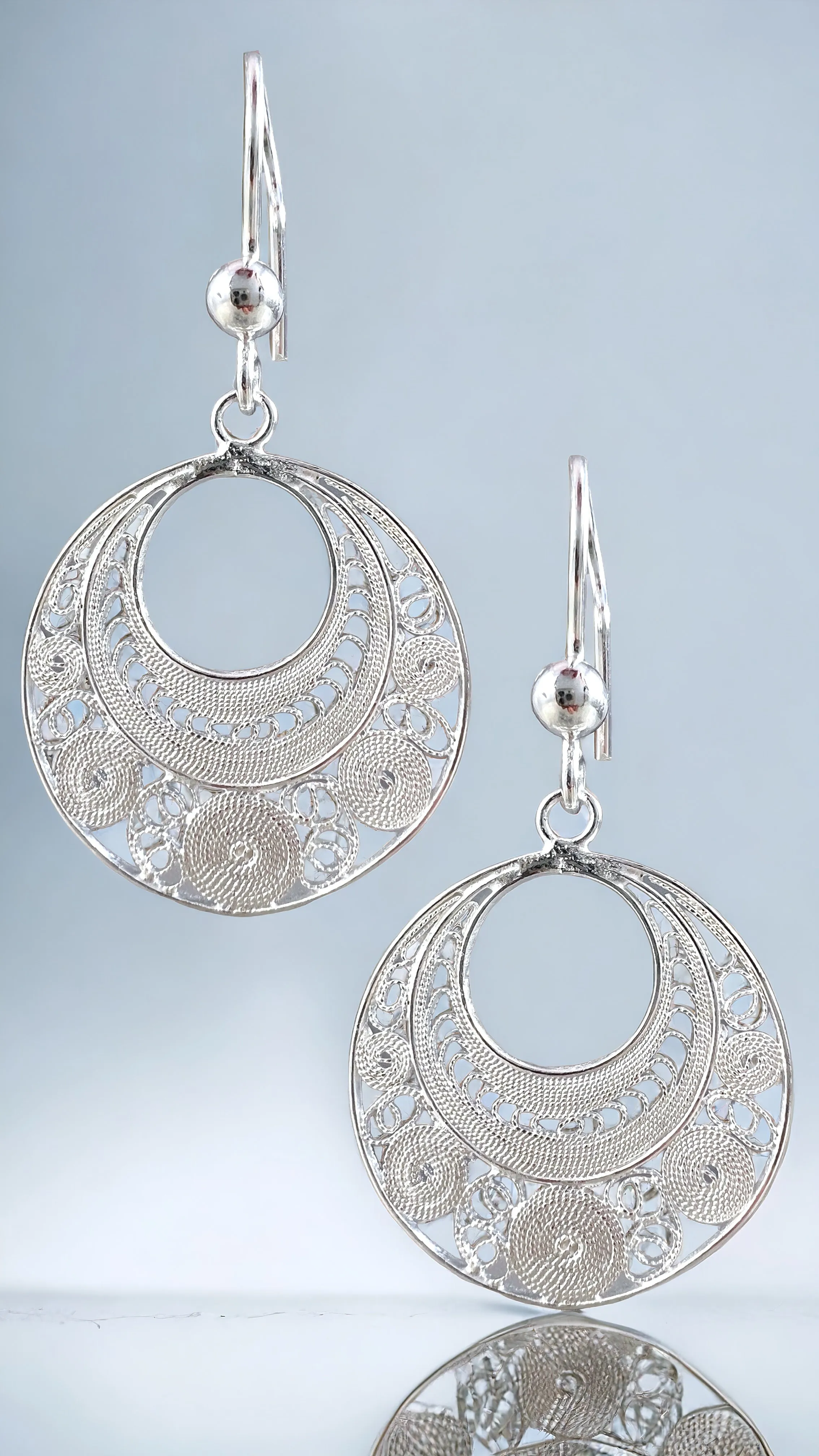 Filigree Circles Earrings