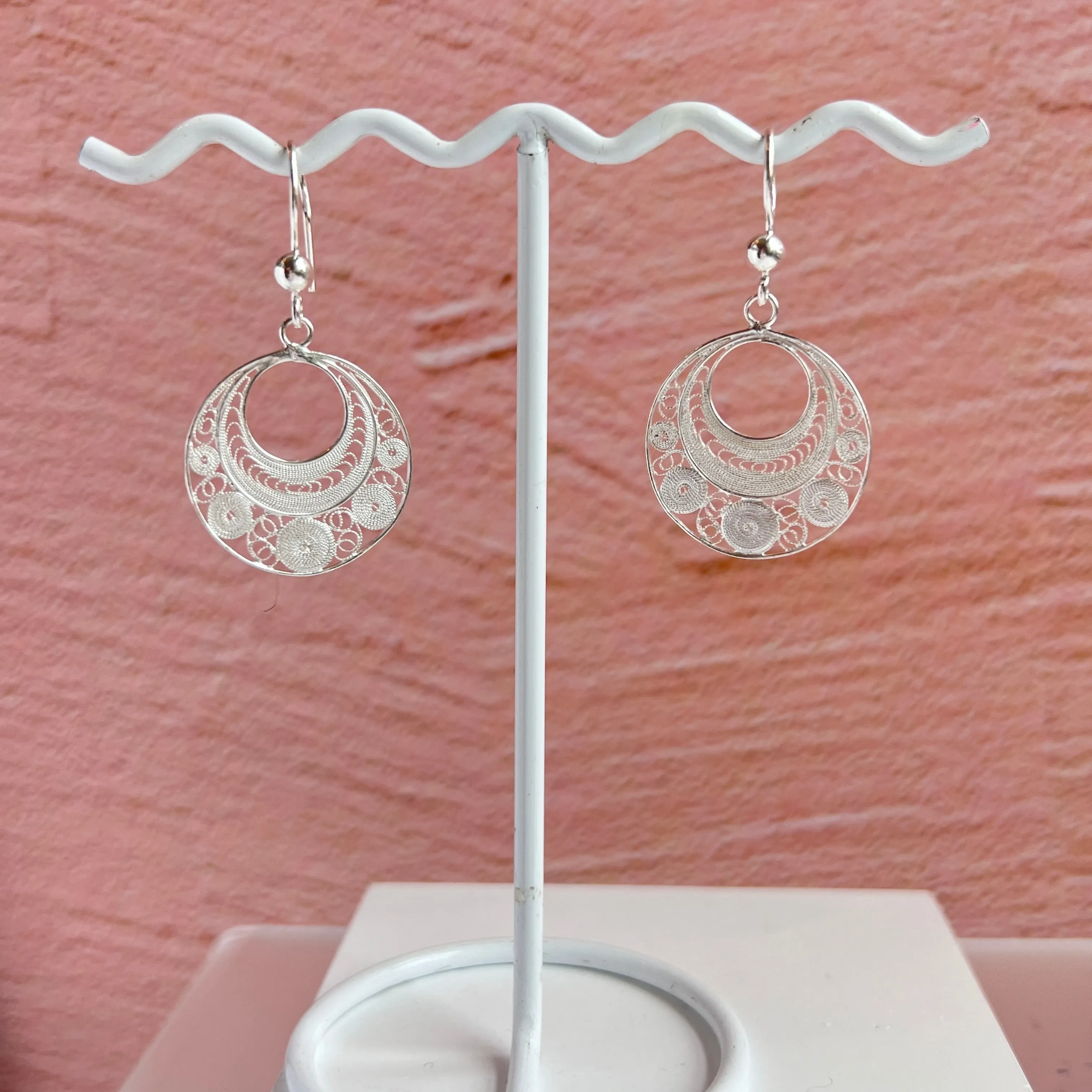 Filigree Circles Earrings