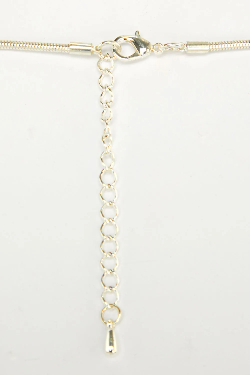 Filigree Heart Necklace - Silver