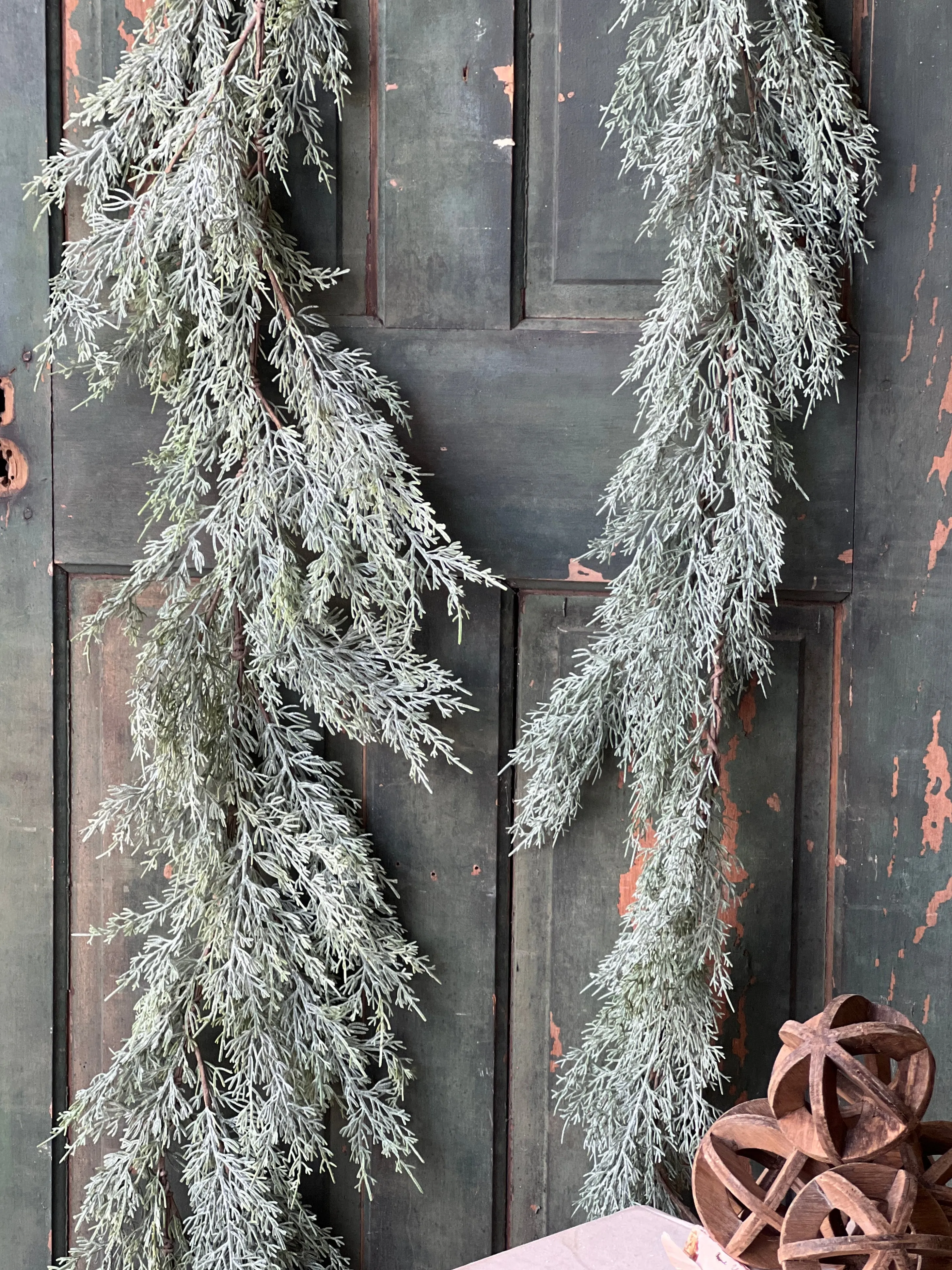 Frosted Filigree Juniper Garland | 6' | CASE PACK SPECIAL!  $5.95