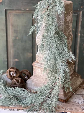 Frosted Filigree Juniper Garland | 6' | CASE PACK SPECIAL!  $5.95