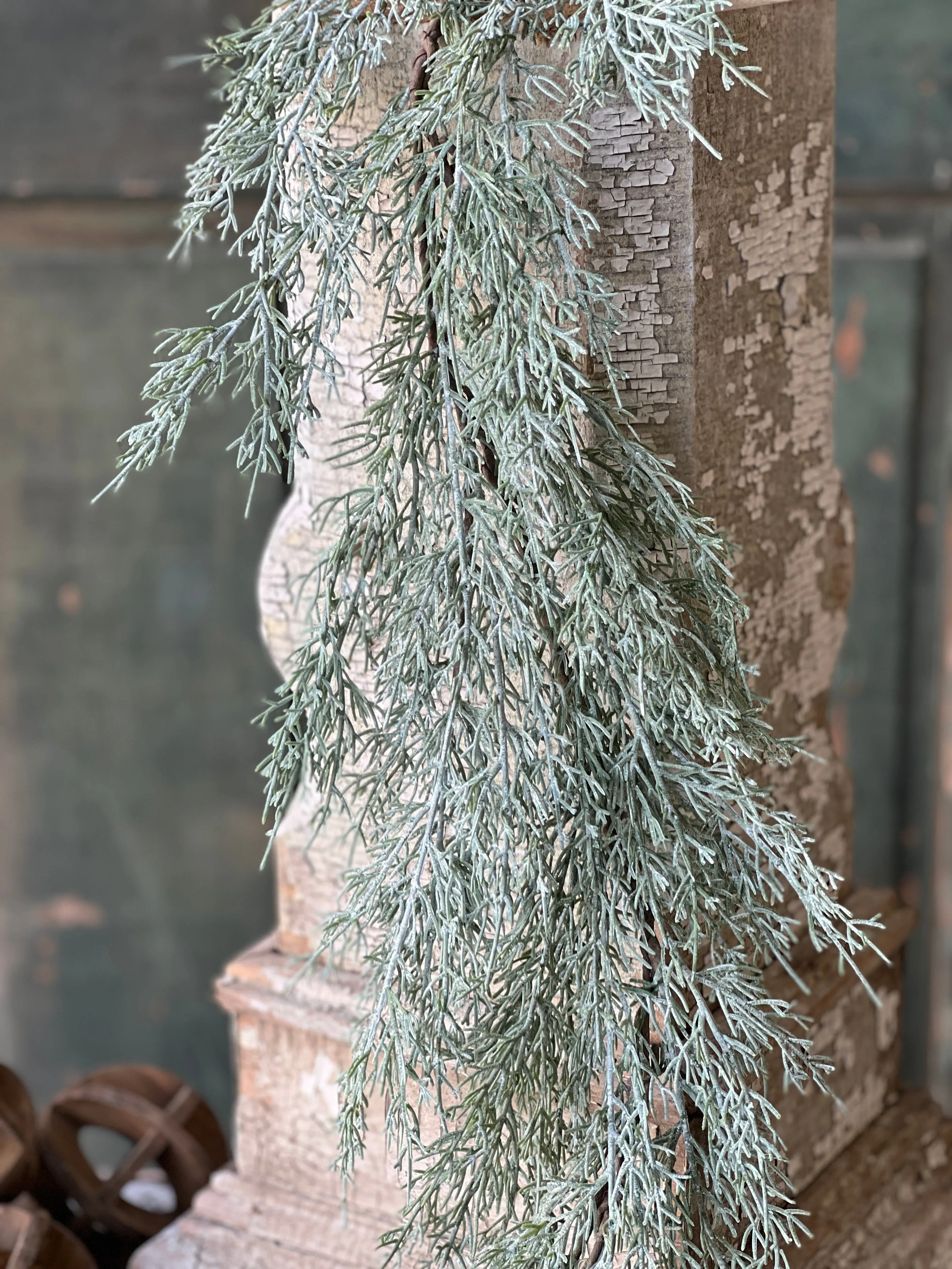 Frosted Filigree Juniper Garland | 6' | CASE PACK SPECIAL!  $5.95