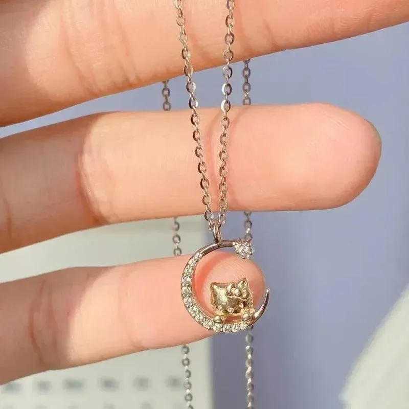 Hello Kitty Zircon Pendant: Sparkling Elegance & Whimsical Charm