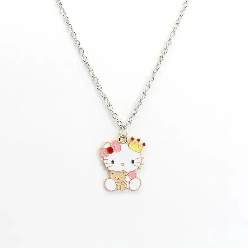Hello Kitty Zircon Pendant: Sparkling Elegance & Whimsical Charm