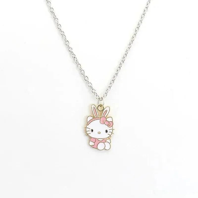 Hello Kitty Zircon Pendant: Sparkling Elegance & Whimsical Charm
