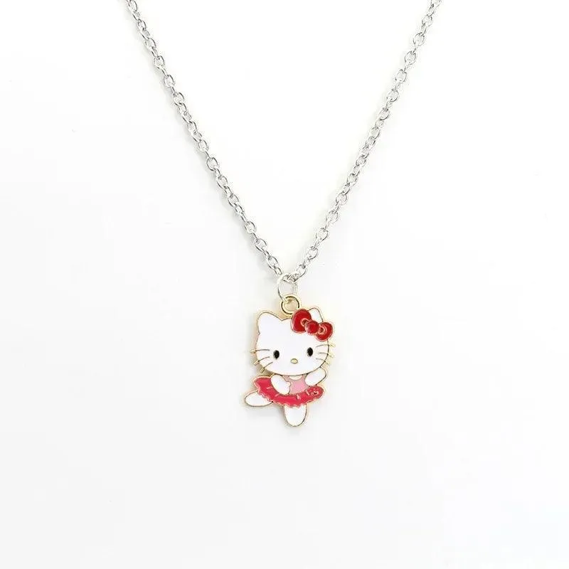 Hello Kitty Zircon Pendant: Sparkling Elegance & Whimsical Charm