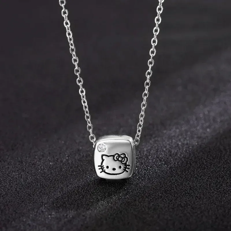 Hello Kitty Zircon Pendant: Sparkling Elegance & Whimsical Charm
