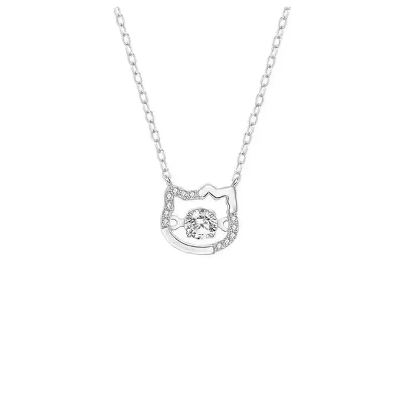 Hello Kitty Zircon Pendant: Sparkling Elegance & Whimsical Charm