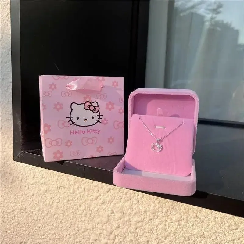 Hello Kitty Zircon Pendant: Sparkling Elegance & Whimsical Charm