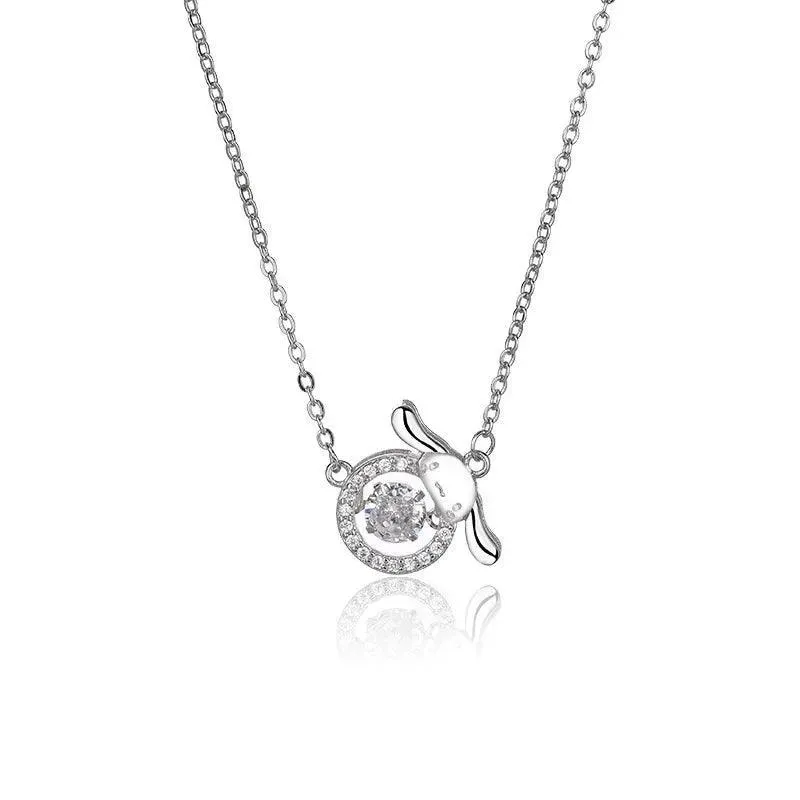 Hello Kitty Zircon Pendant: Sparkling Elegance & Whimsical Charm