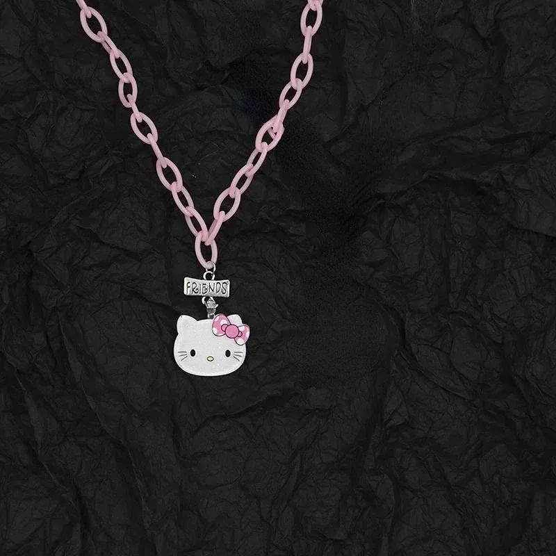 Hello Kitty Zircon Pendant: Sparkling Elegance & Whimsical Charm