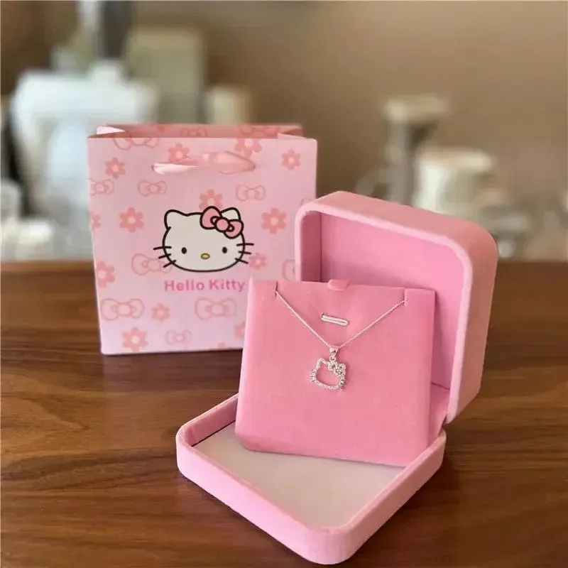 Hello Kitty Zircon Pendant: Sparkling Elegance & Whimsical Charm