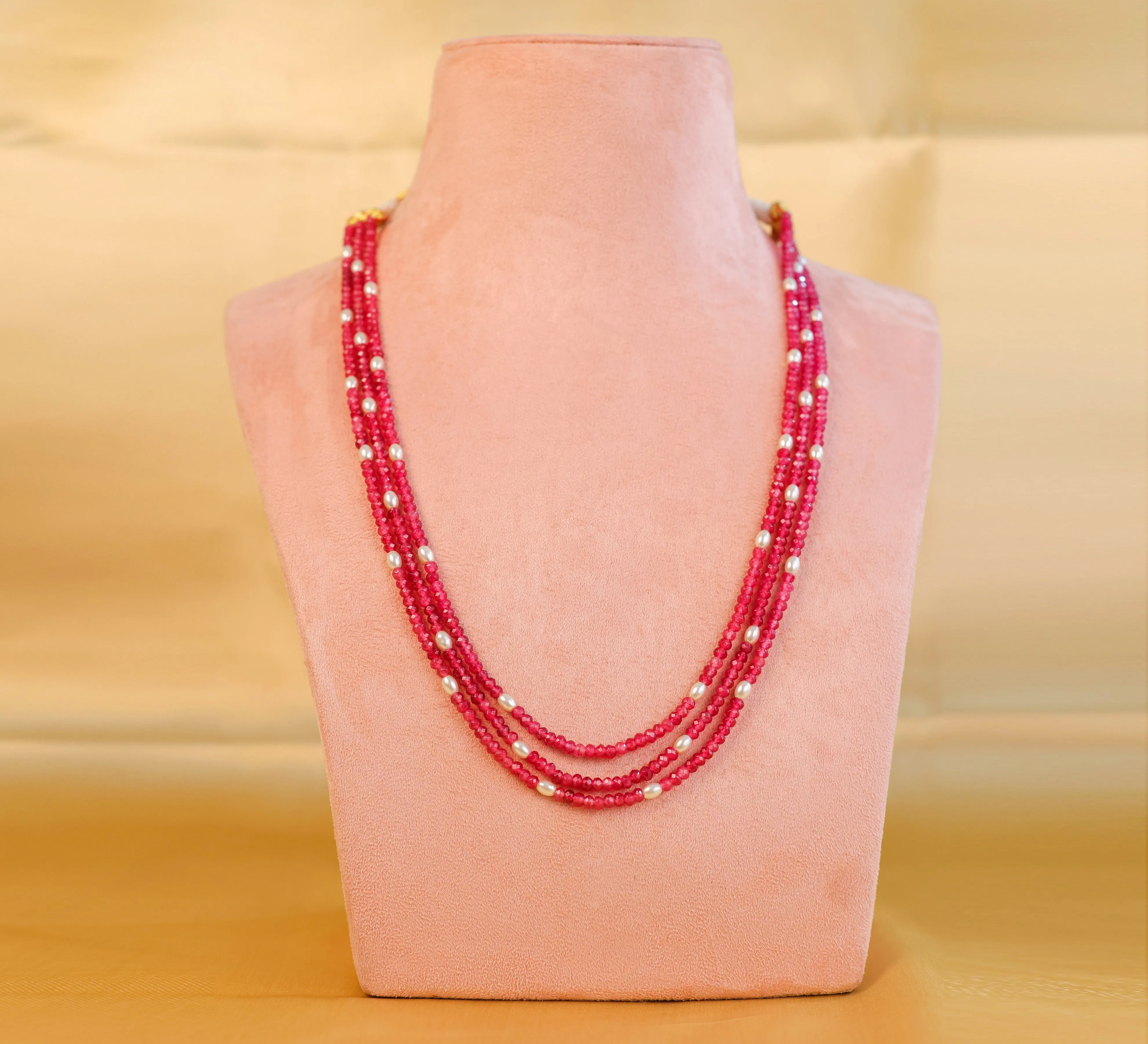 Jade Beads Mala Necklace