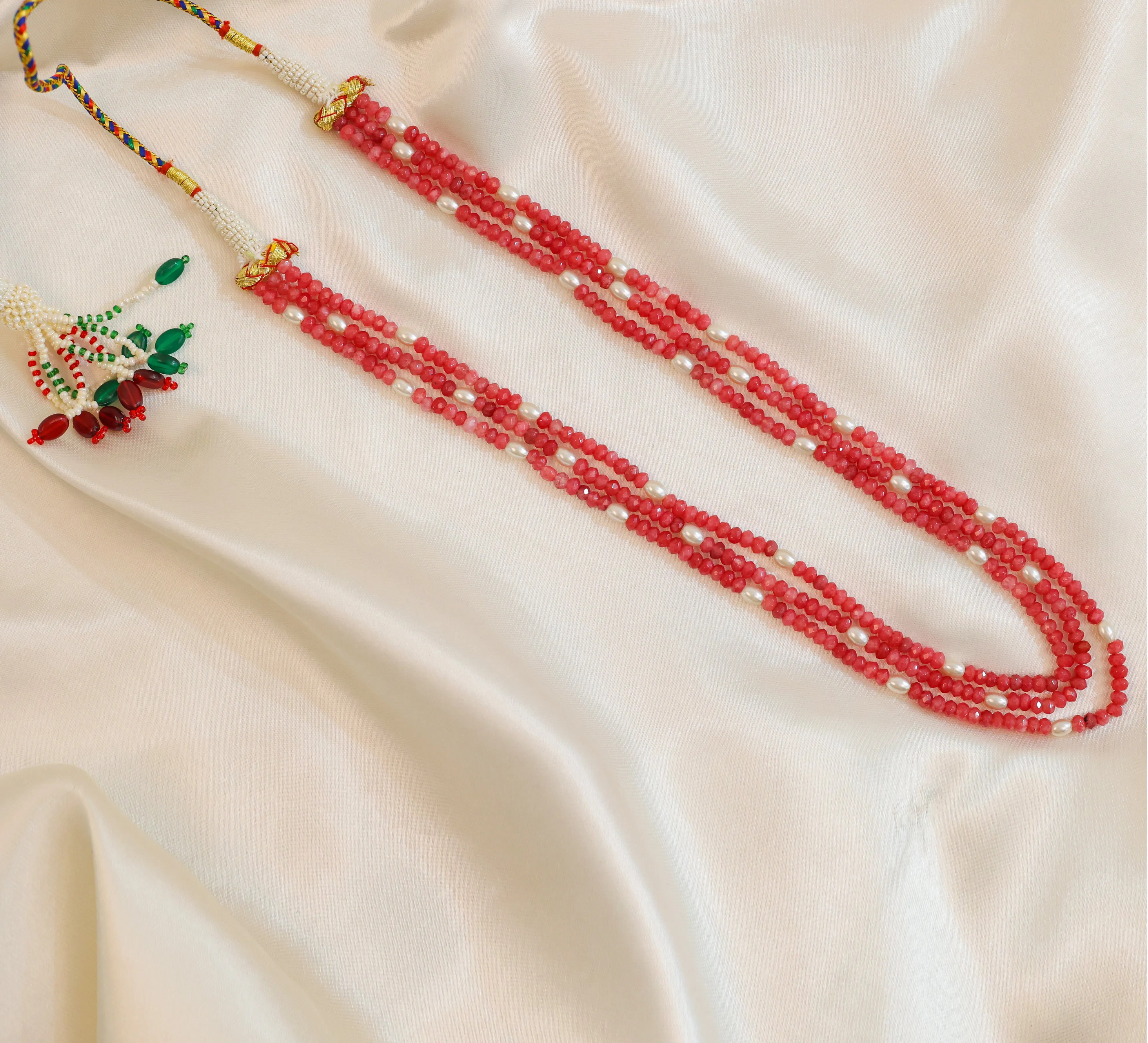 Jade Beads Mala Necklace
