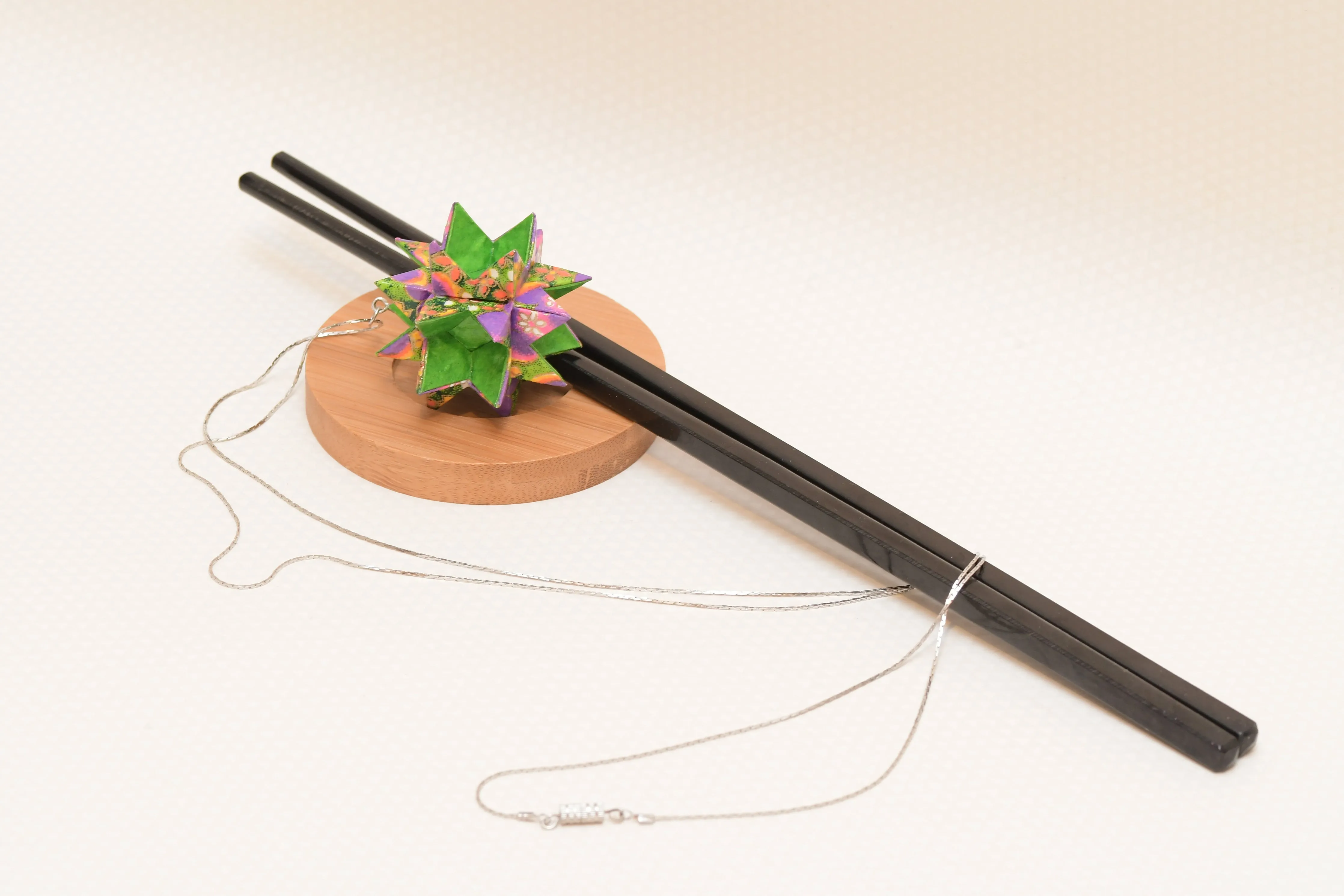 Jade Blossom Necklace (Forest Amethyst)