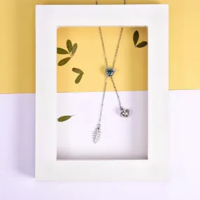 Lariat cat necklace