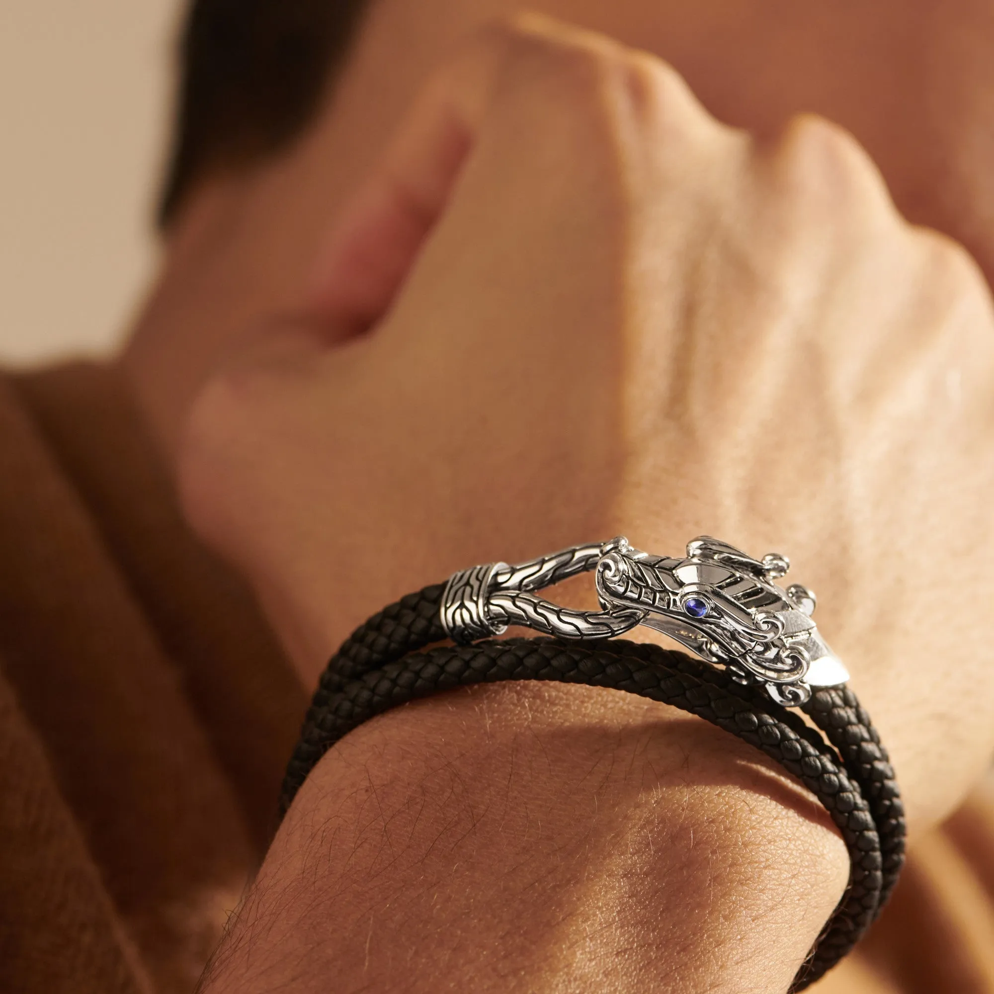 Legends Naga Leather Wrap Bracelet