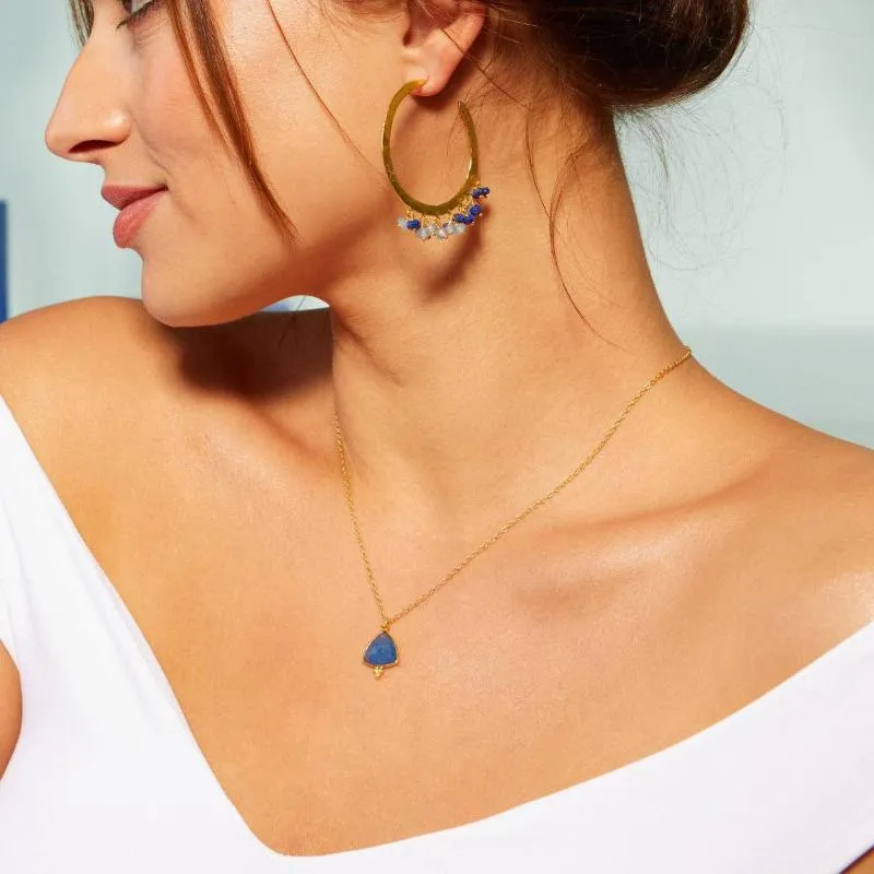 Lola Blue Jade Necklace