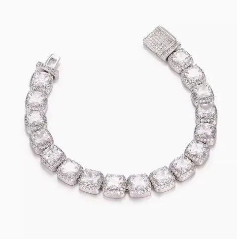 LovelyRLovely S925 Sterling Silver Hip Hop 8mm Necklace