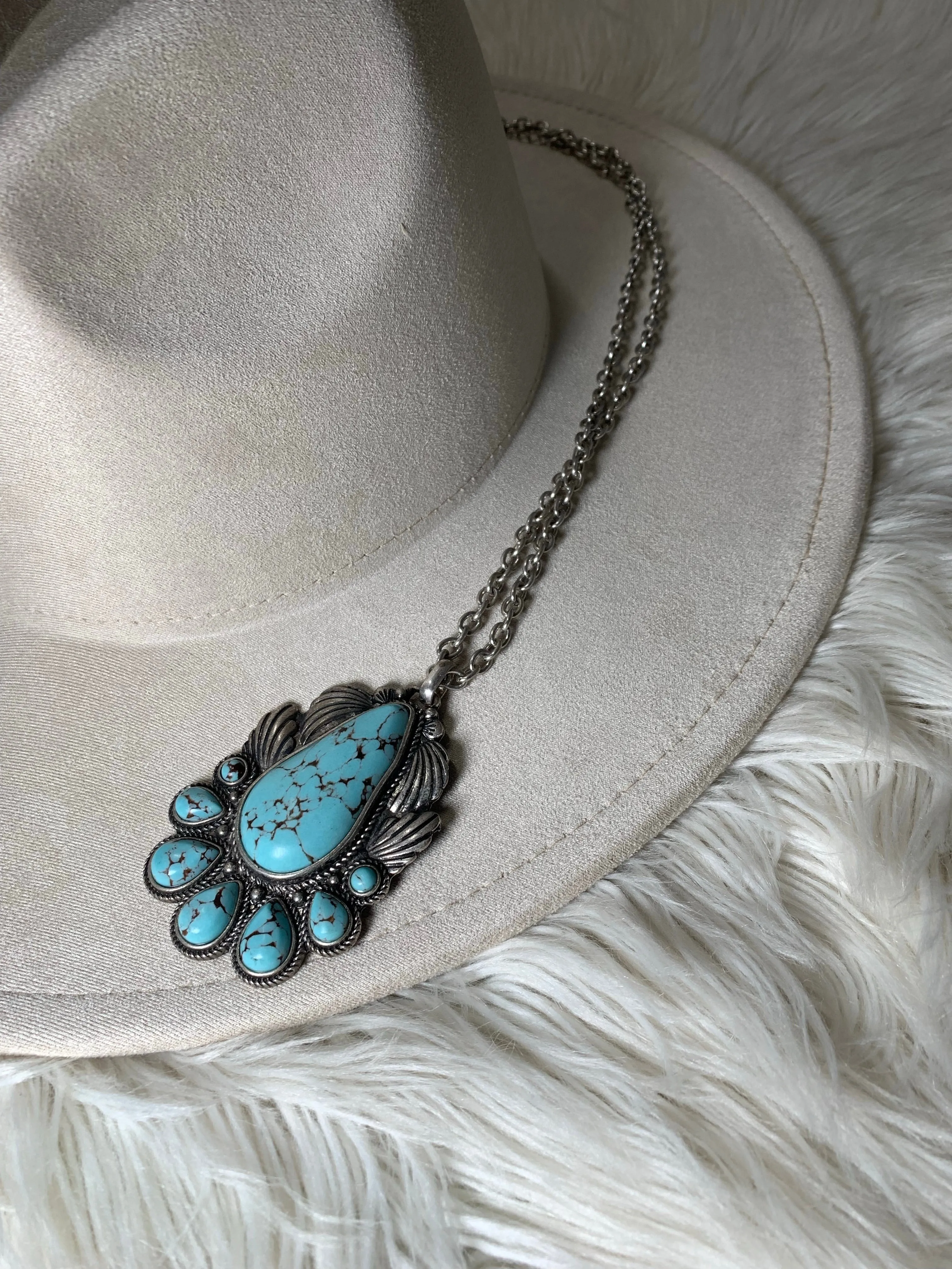 Marbled Stone Necklace