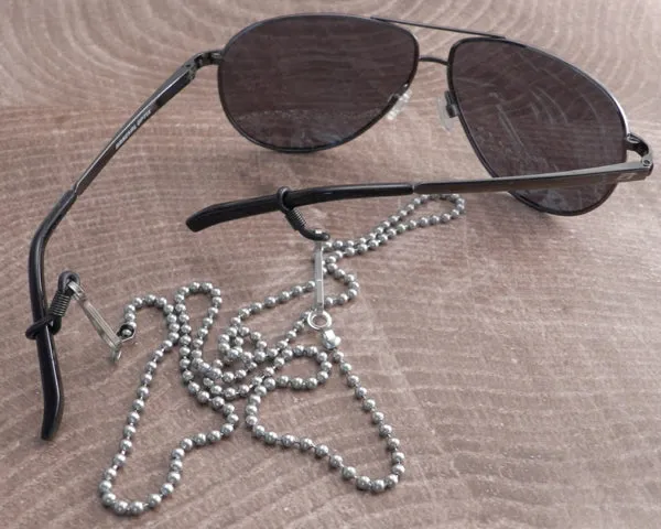 Mask & Eyeglass Leash 3mm Stainless Steel Ball Chain Leash Lanyard