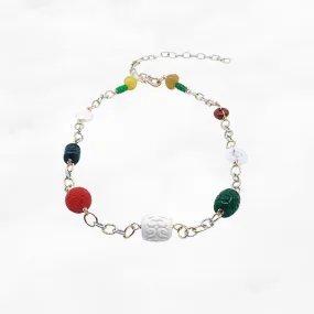 Metropolis Hermit Gem Station Necklace