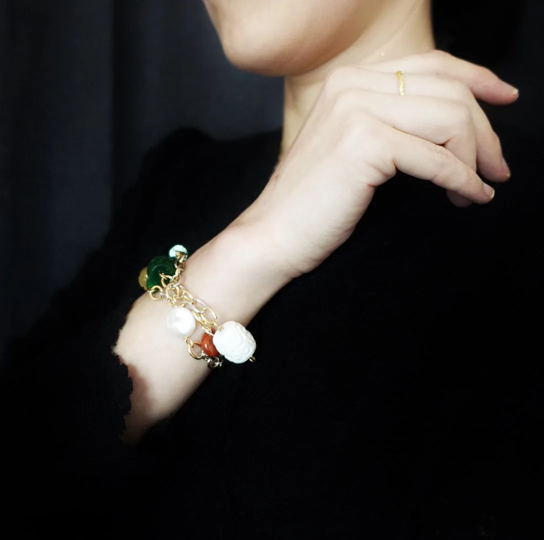 Metropolis Hermit Gem Station Necklace