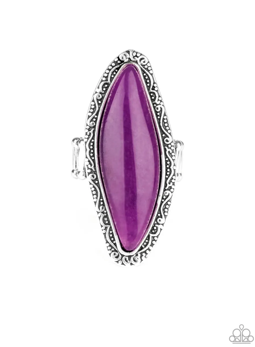Mineral Mine Purple Ring - Paparazzi Accessories