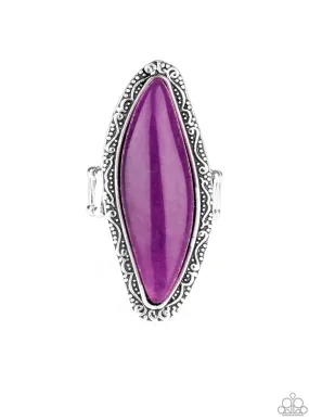 Mineral Mine Purple Ring - Paparazzi Accessories