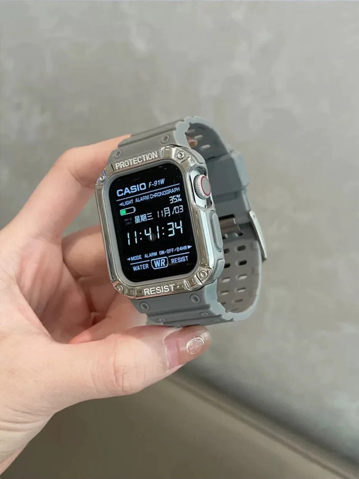 Minimalist Unisex Sports Clear Strap Watch Band Series 12 3 4 5 6 7 8 9 Ultra Generation 38mm 40mm 41mm 42mm 44mm 45mm 49mm   iWatch Case