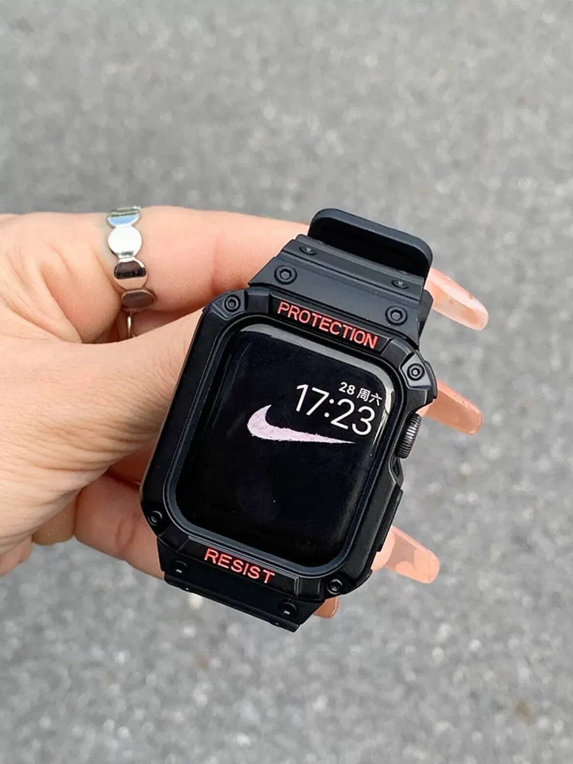 Minimalist Unisex Sports Clear Strap Watch Band Series 12 3 4 5 6 7 8 9 Ultra Generation 38mm 40mm 41mm 42mm 44mm 45mm 49mm   iWatch Case