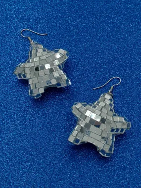 Mirrored Star Dangle Earrings