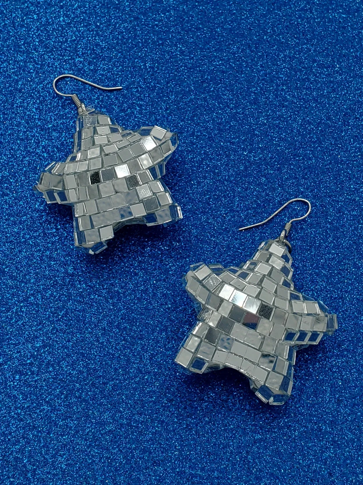 Mirrored Star Dangle Earrings