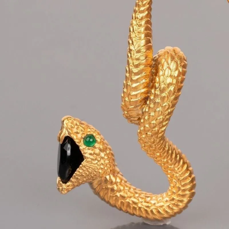 Mystical Snake Dangle Earrings
