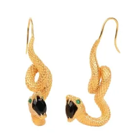 Mystical Snake Dangle Earrings
