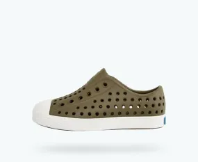NATIVE Jefferson Child Shoes Utili Green/Shell White