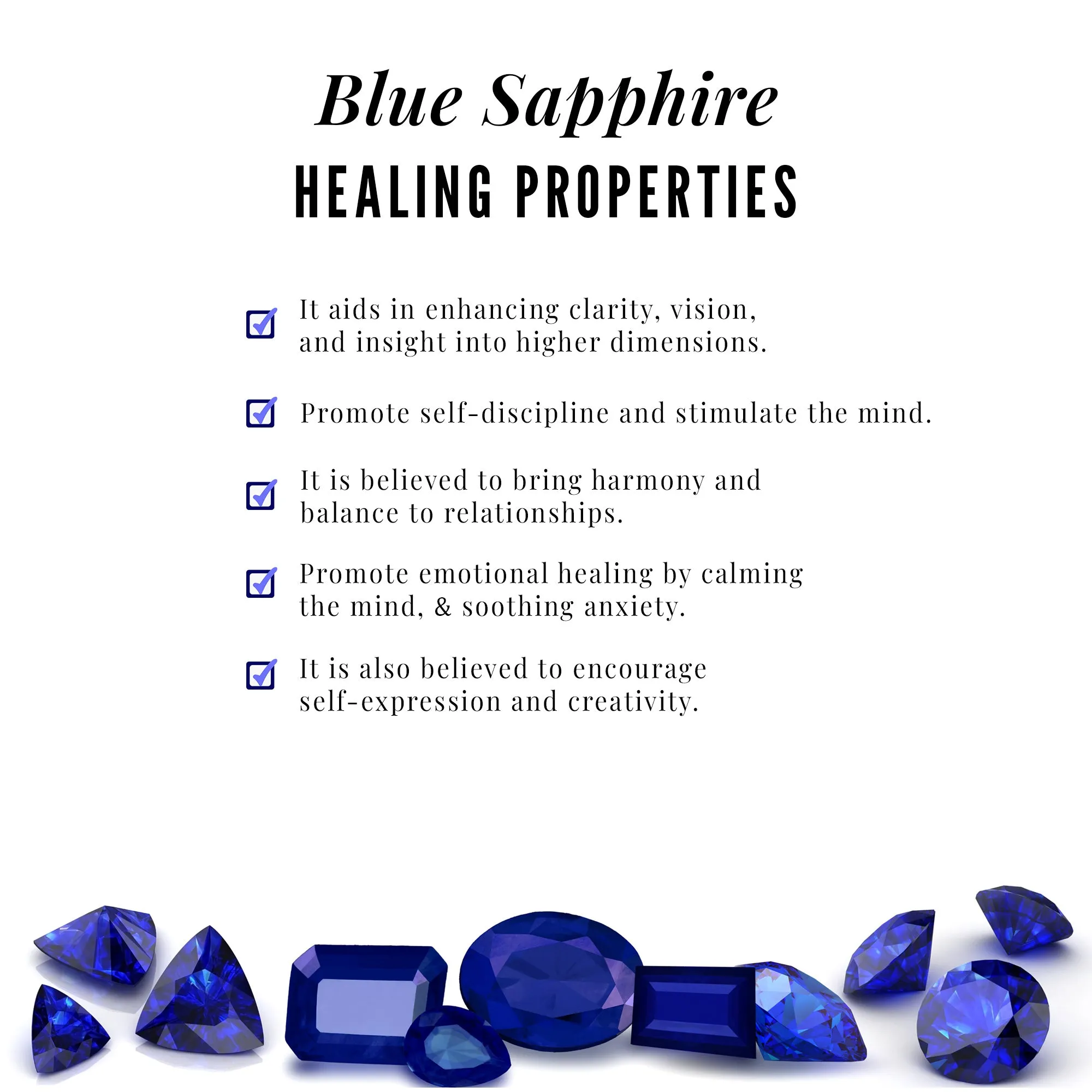 Natural Blue Sapphire and Diamond Eternity Wedding Ring
