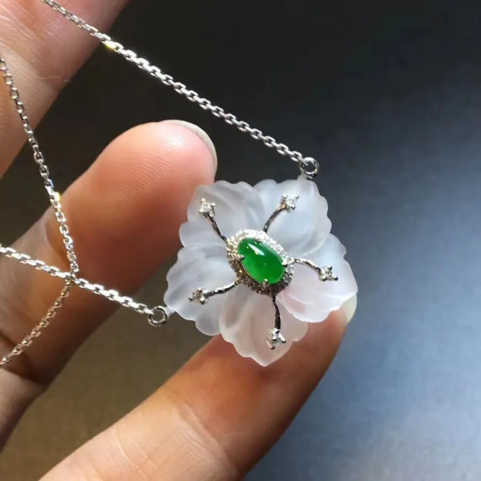 Natural Jade Necklace Jadeite Necklace NNE013