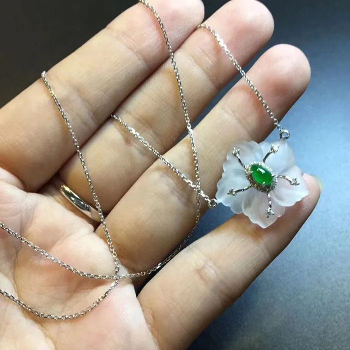 Natural Jade Necklace Jadeite Necklace NNE013