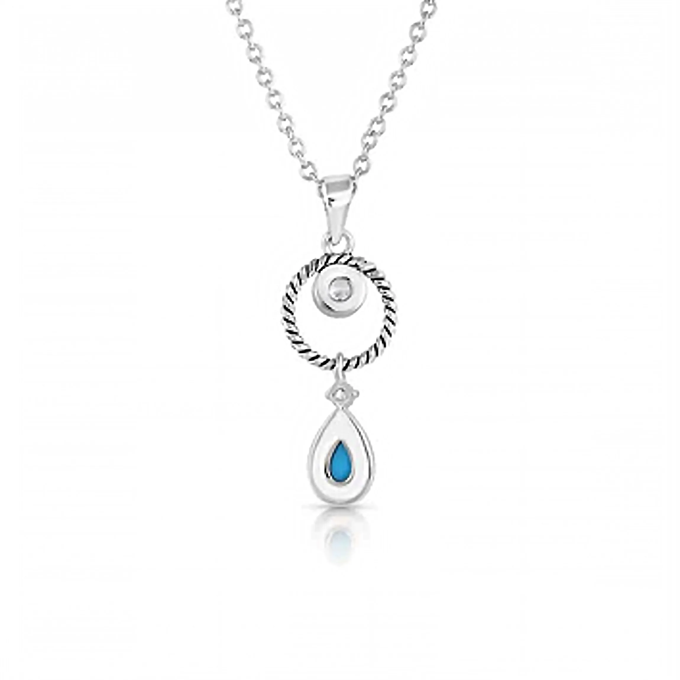 Necklace | Haloed Moon Rising Turquoise