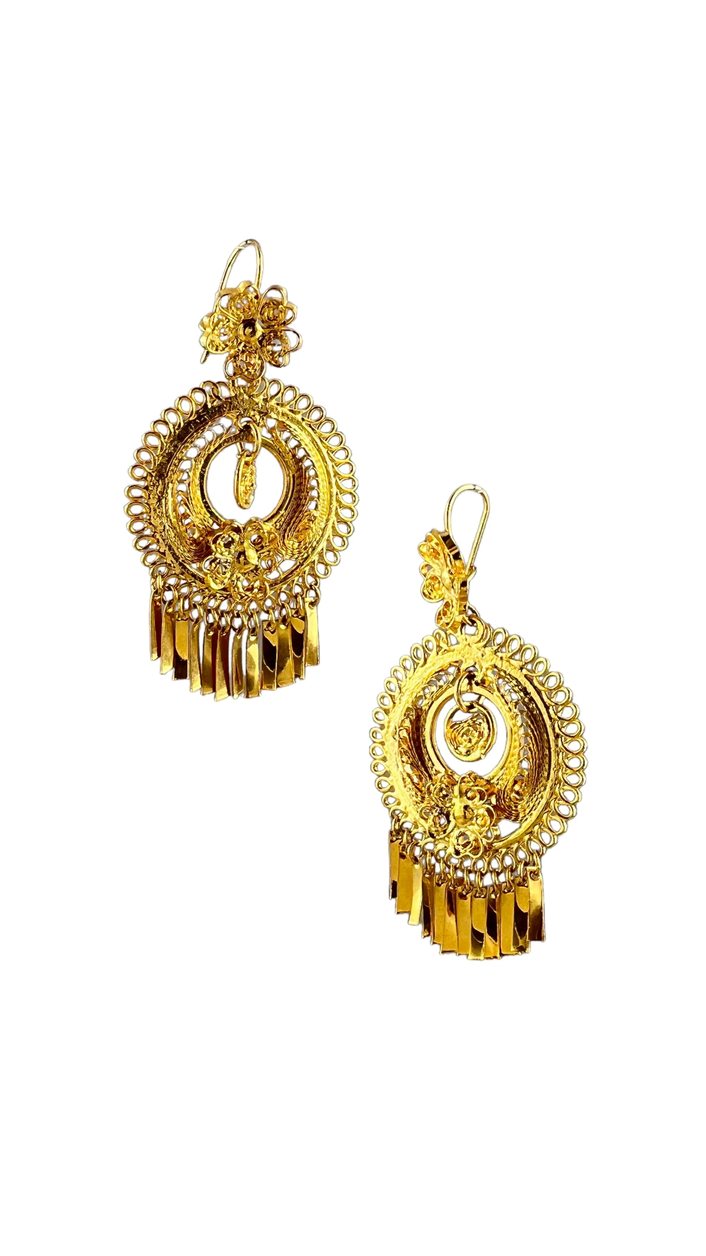 Oaxaca Golden Earrings