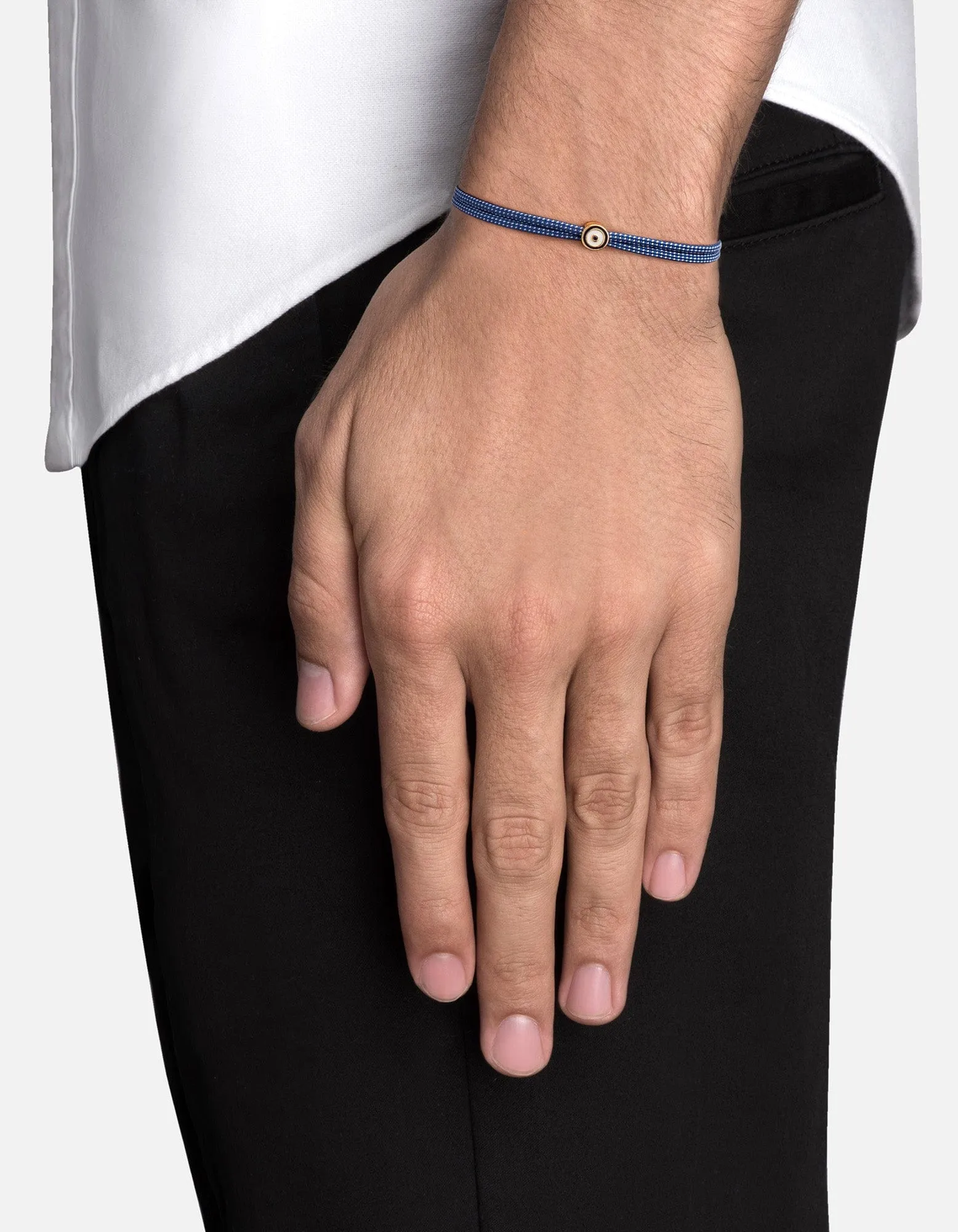 Opus Sapphire Metric 2.5mm Rope Bracelet, Gold Vermeil