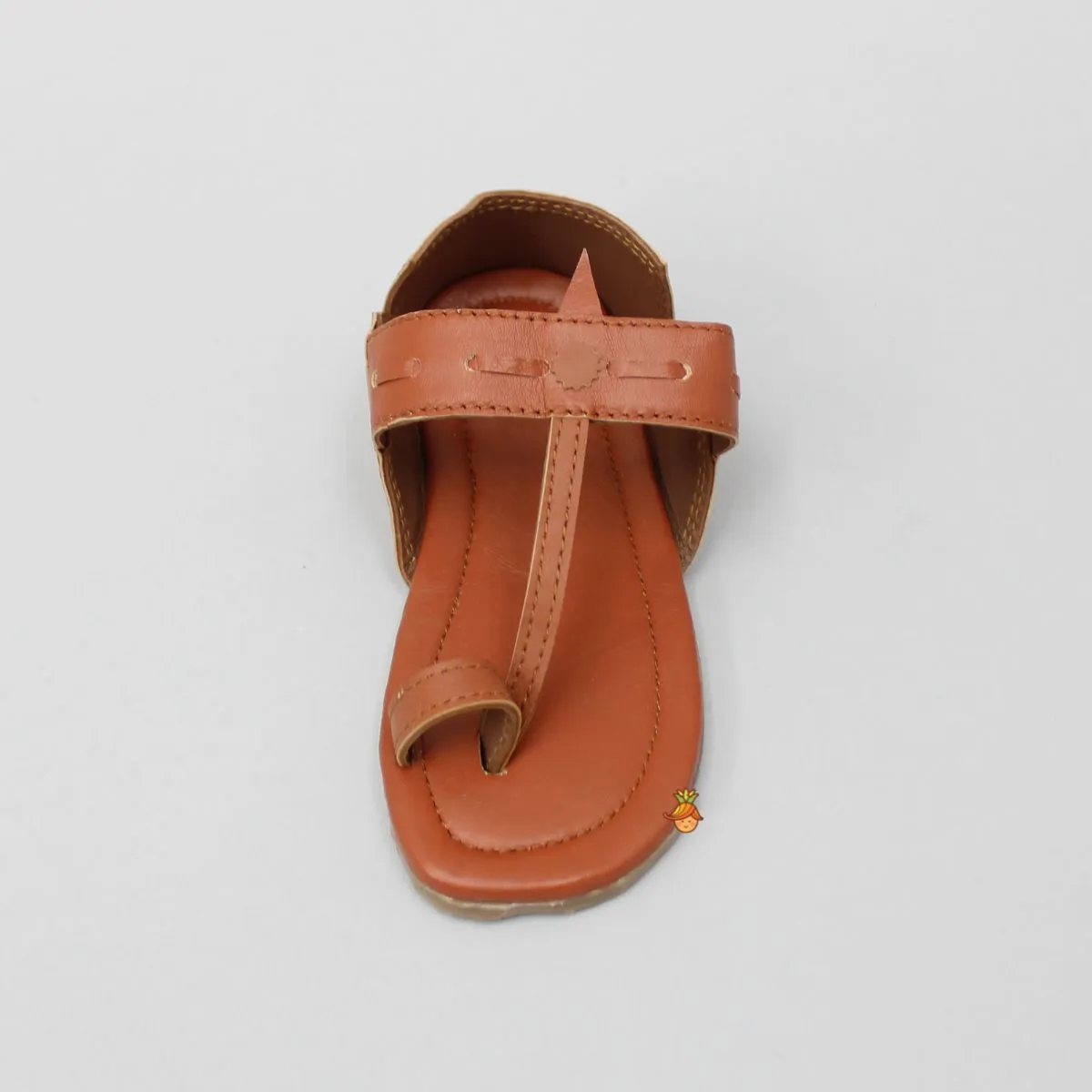 Orange Rust Cut Out Kolhapuri