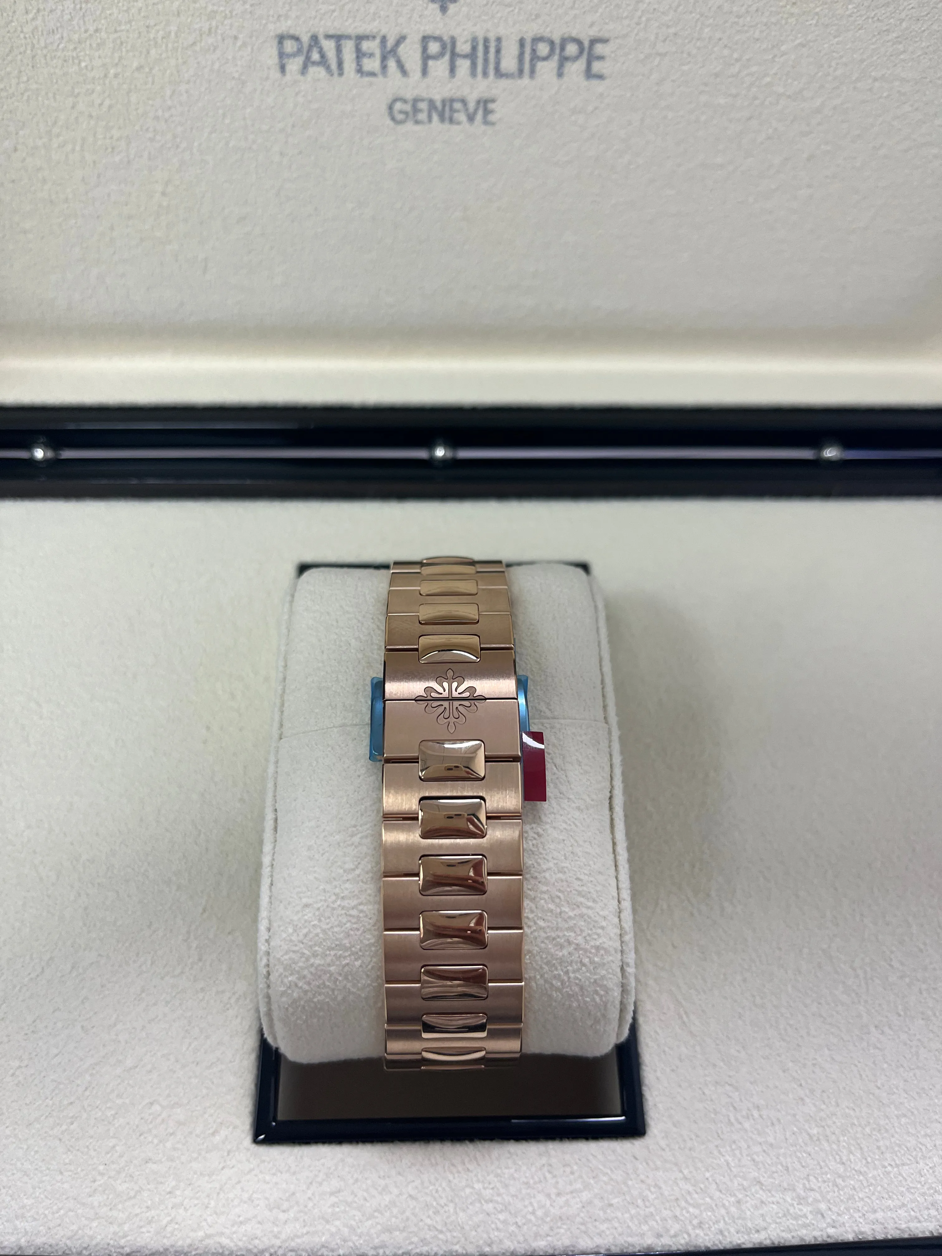 Patek Philippe Nautilus Moon Phase Rose Gold 40mm Brown Black Dial 5712/1R-001
