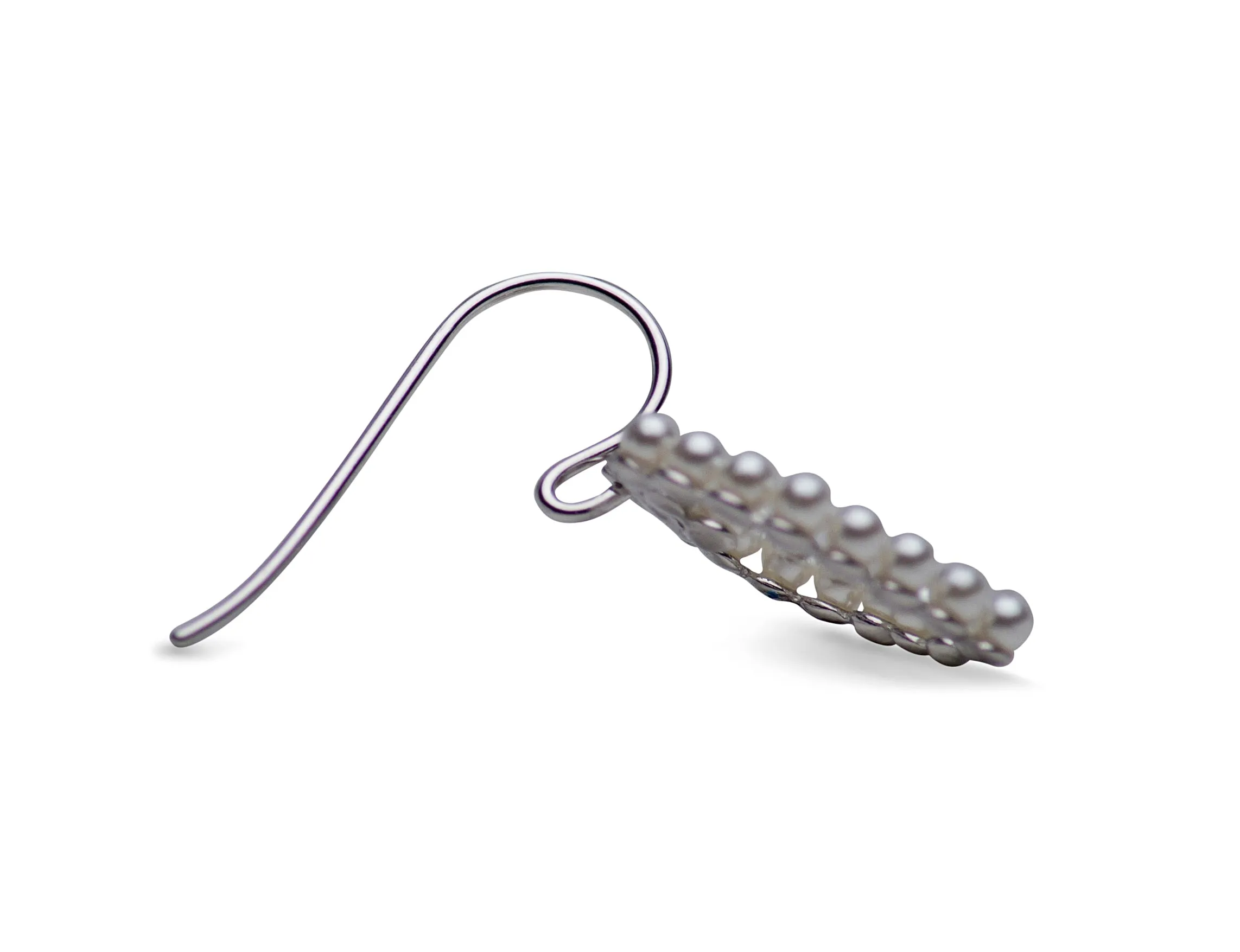 Pearl Heart Earrings