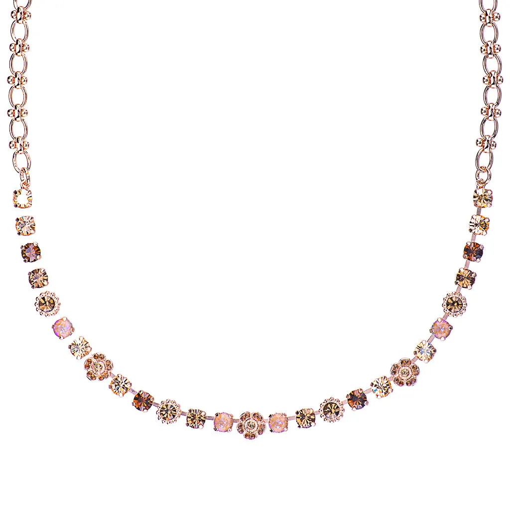 Petite Flower Cluster Necklace in "Chai" *Preorder*